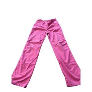 St John Sport Pink High Rise Straight Leg Pants 10